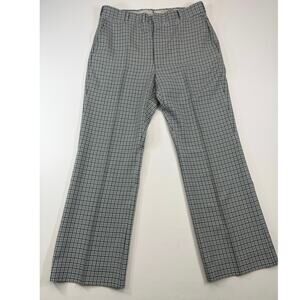 Vintage Hubbard Plaid Slacks High Rise Tailored Trousers Pants Vintage Mad Men